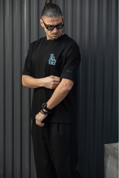 Henry t-shirt LA - BLACK