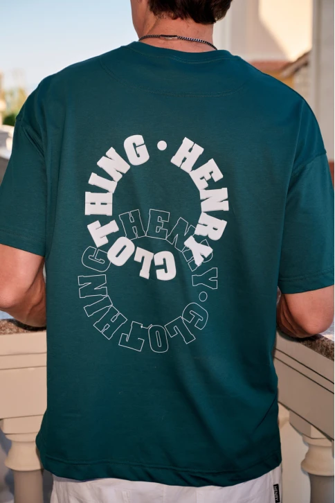 T-shirt Henry cypress green - Image 2
